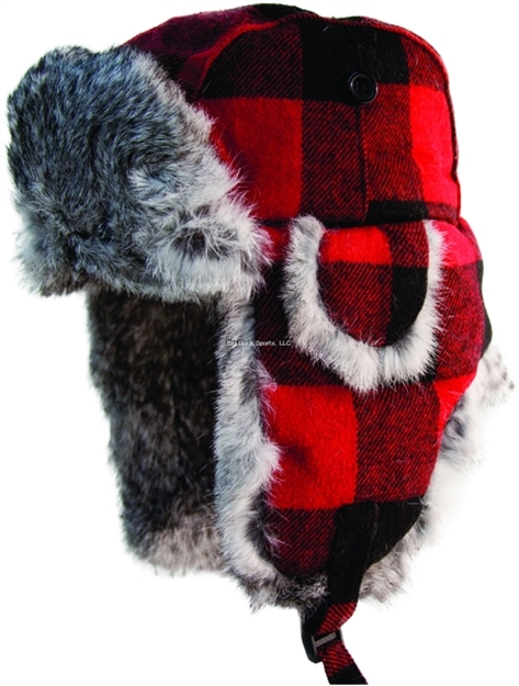 Picture of Eskimo Plaid Alaskan Fur Hat  (Xl)