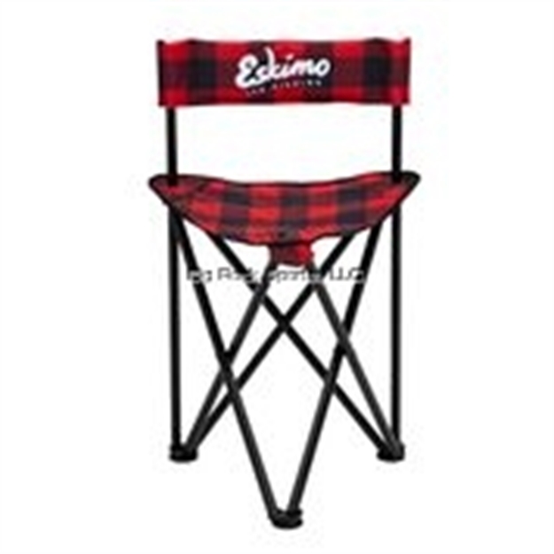 Picture of Eskimo Plaid, Folding Ice Chair