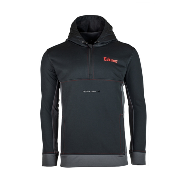 Picture of Eskimo Shanty Boss Hoodie, Size X-Large, Duraface Fleece, 1/4 Zip Style Hoodie