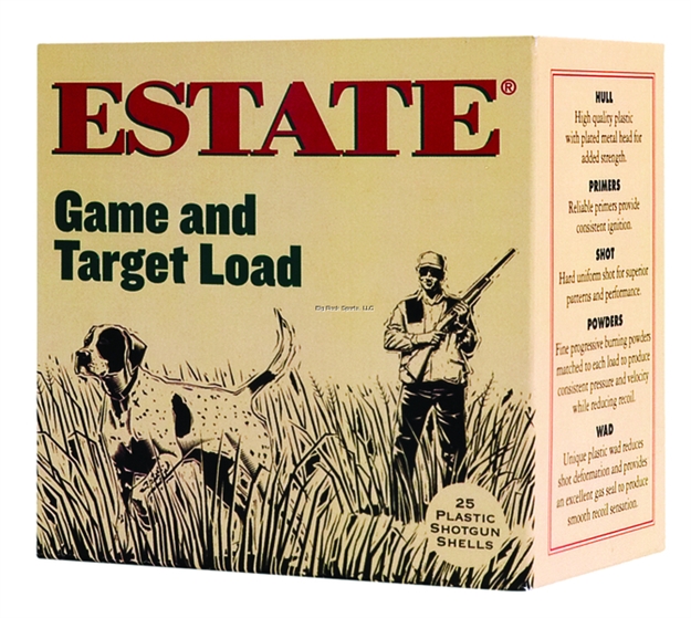 Picture of Estate Cartridge Promo Game And Target Load Shotshell 12 Ga, 2-3/4 In, No. 7-1/2, 1 Oz, 3-1/4 Dr, 1290 Fps
