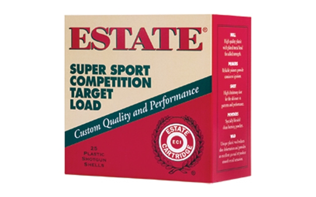 Picture of Estate Cartridge Super Sport Competition Target Load Shotshell 12 Ga, 2-3/4 In, No. 7-1/2, 1-1/8 Oz, 2-3/4 Dr, 1145 Fps SS12L-7.5