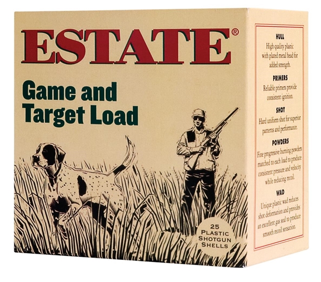 Picture of Estate Gtl12t8 Game And Target Dove 12 GA 2.75" 1-1/8 OZ 8 Shot 25 Bx/ 10