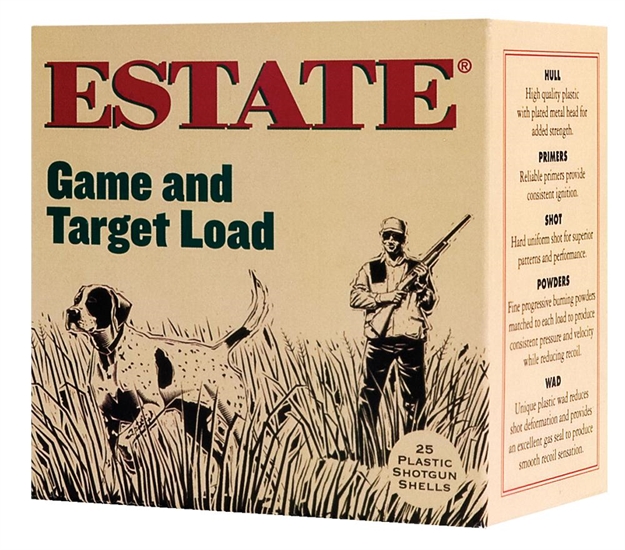Picture of Estate Gtl12xhn8 Promo Game & Target 12 GA 2.75" 1-1/8 OZ 8 Shot 25 Bx/ 10
