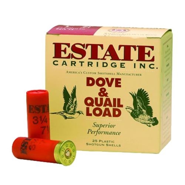 Picture of Estate Hg128 Upland Hunting Loads 12 GA 2.75" 1-1/8 OZ 8 Shot 25 Bx/ 10