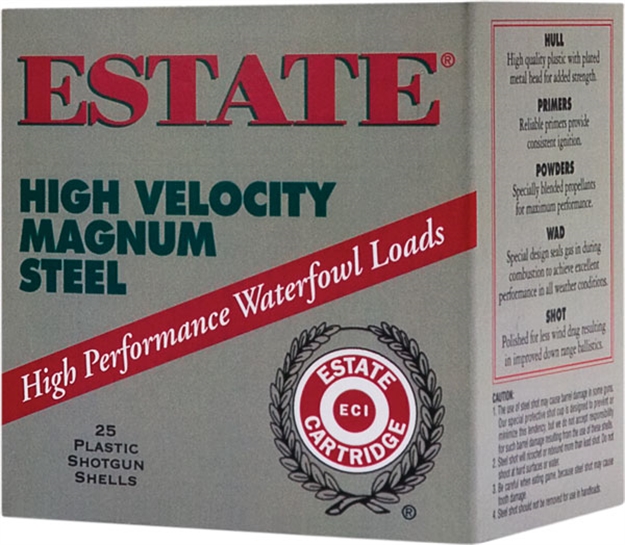 Picture of Estate Hvst12smbb High Velocity 12 GA 2.75" 1-1/4 OZ BB Shot 25 Bx/ 10 CS