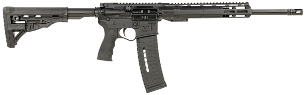 Picture of  ET Arms Inc Etagomega55611ml60 Omega-15  5.56X45mm Nato 60+1 16", Black, Polymer Rec/Handguard, Ati Sr-1 Deluxe Stock, Flip UP Sights