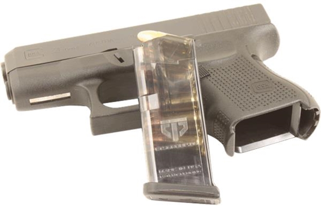 Picture of Ets Group Group Glk26 Pistol Mags  10Rd 9Mm Luger Compatible W/ Glock 26 Gen1-5 Clear Polymer GLK-26 854094005164