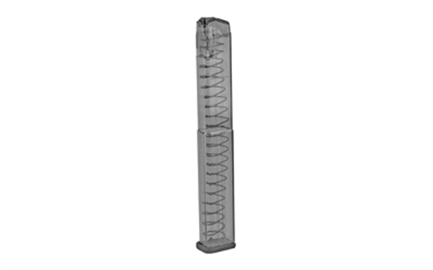 Picture of Ets Group Group Glk1840 Pistol Mags  40Rd Extended 9Mm Luger Compatible W/ Glock 17/18/19/26/34/45 Clear Polymer GLK-18-40 854094005829