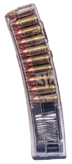 Picture of  Ets Group Group Hkmp520 Rifle Mags  20Rd 9Mm Luger For H&K Mp5/Sp5k/Mp5k/94/Sp89 Clear Detachable