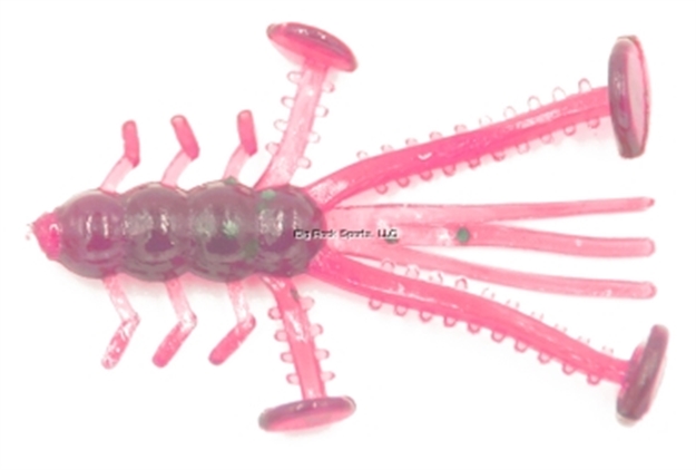 Picture of Eurotackle Micro Finesse, Crazy Critter, Soft Lure, 1.1", Pink, 8/Pack