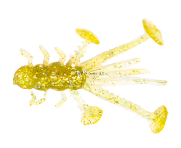 Picture of Eurotackle Micro Finesse, Crazy Critter, Soft Lure, 1.1",Gold , 8/Pack