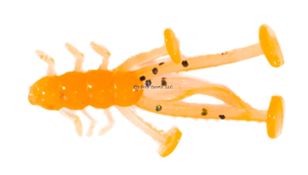 Picture of Eurotackle Micro Finesse, Crazy Critter, Soft Lure, 1.1",Orange , 8/Pack