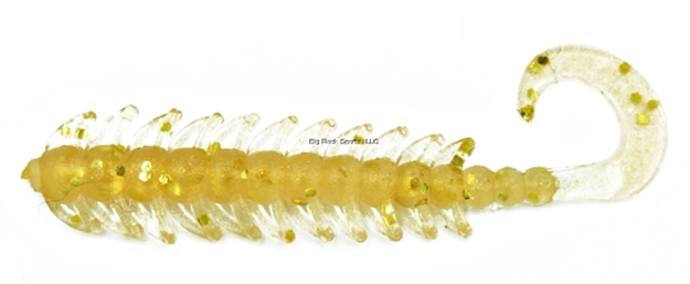 Picture of Eurotackle Micro Finesse, Curlypede , Soft Lure, 1.6", Gold, 8/Pack
