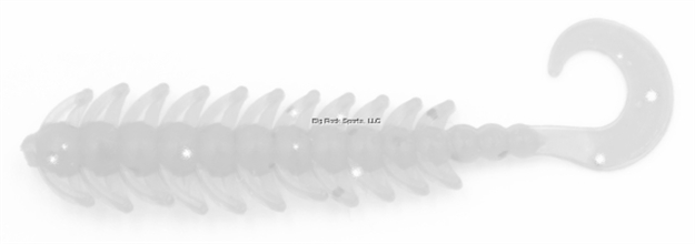 Picture of Eurotackle Micro Finesse, Curlypede , Soft Lure, 1.6", White, 8/Pack