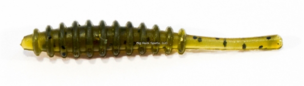 Picture of Eurotackle Micro Finesse, Eurogrub , Soft Lure, 1.4", Green Pumpkin, 8/Pack