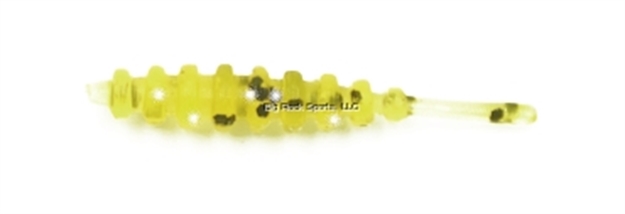Picture of Eurotackle Micro Finesse, Eurogrub JR , Soft Lure, 0.8",  Chartreuse, 12/Pack