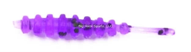 Picture of Eurotackle Micro Finesse, Eurogrub JR , Soft Lure, 0.8",  Purple, 12/Pack