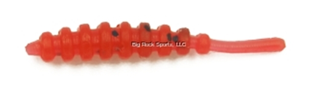 Picture of Eurotackle Micro Finesse, Eurogrub JR , Soft Lure, 0.8",  Red, 12/Pack