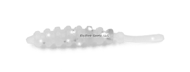 Picture of Eurotackle Micro Finesse, Eurogrub JR , Soft Lure, 0.8",  White, 12/Pack