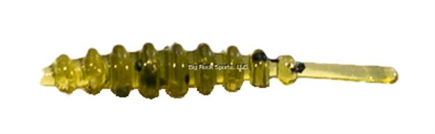 Picture of Eurotackle Micro Finesse, Eurogrub JR , Soft Lure, 0.8", Green Pumpkin, 12/Pack