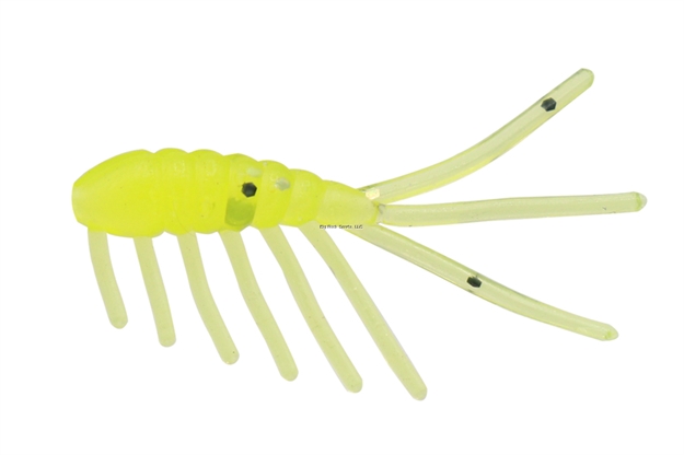 Picture of Eurotackle Micro Finesse Gamma Scud - Chartreuse Sf, 0.8", 8/Pack