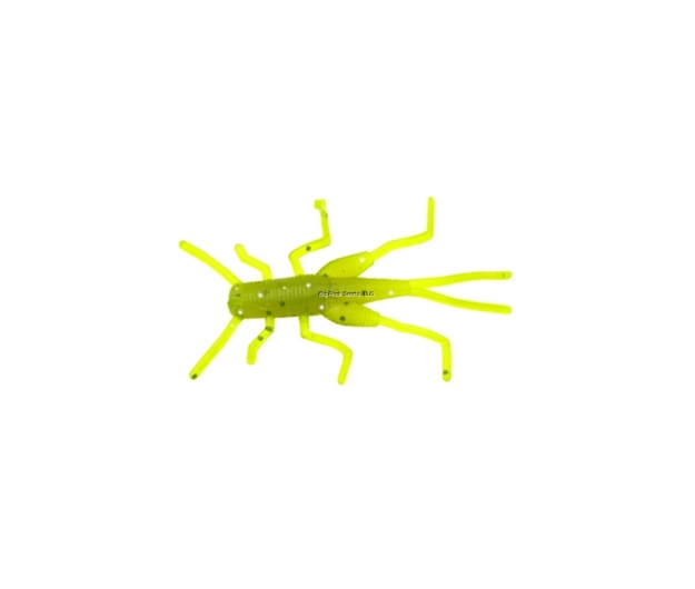 Picture of Eurotackle Micro Finesse, Killer Hopper , Soft Lure, 1.4", Chartreuse, 8/Pack