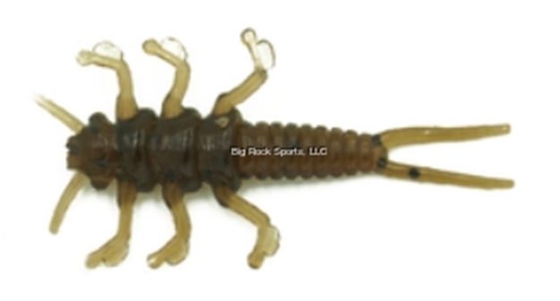 Picture of Eurotackle Micro Finesse, Stone Fly , Soft Lure, 1.2",  Brown, 8/Pack