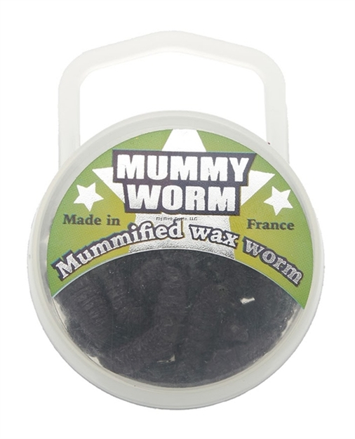 Picture of Eurotackle Mummy Worm,  Preserved Wax Worms, Purple, 35+/Pack