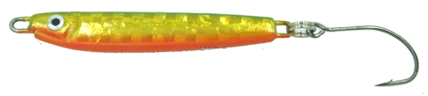 Picture of Eurotackle Prizm Stix, 3/16Oz, Fire Tiger, Metal Jig, Hook#12, 1/Pack,