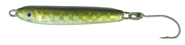 Picture of Eurotackle Prizm Stix, 3/16Oz, Green, Metal Jig, Hook#12, 1/Pack,