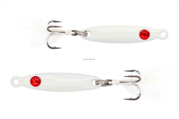 Picture of Eurotackle T-Flasher 1/4Oz - Albiglow (Glow), Tungsten Jig, 1.4"