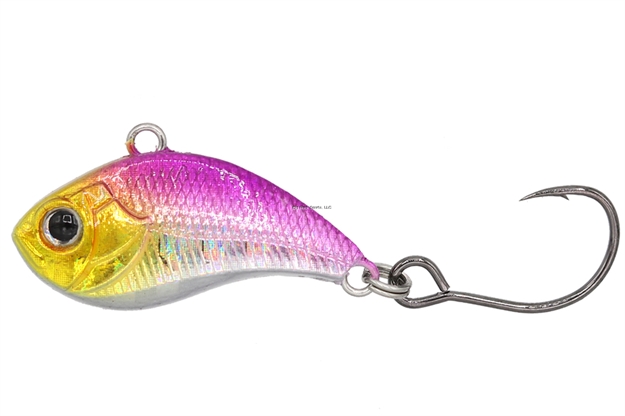 Picture of Eurotackle Z-Viber 1/16 - Purple Joker (Uv), Micro Lipless Crankbait With Single Hook, Rattle, 1"