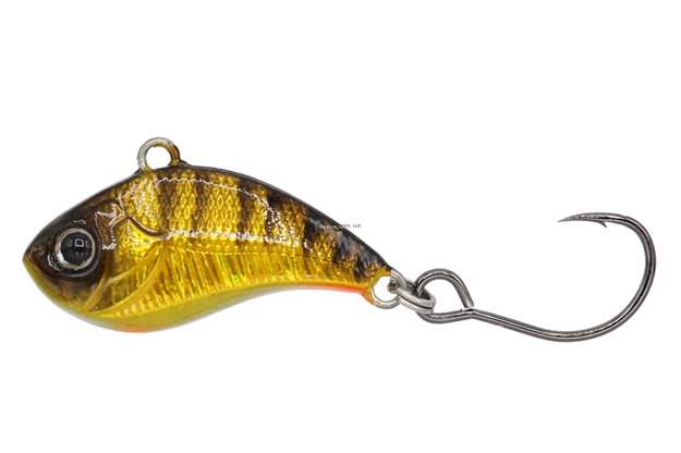 Picture of Eurotackle Z-Viber 1/16 - Yellow Perch, Micro Lipless Crankbait With Single Hook, Rattle, 1"