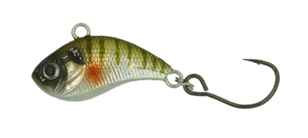 Picture of Eurotackle Z-Viber 1/16Oz, 1", Micro Lipless Crankbait, Single Hook Owner #10, 2X Tungsten Bb's, Baby Bluegill, 1/Pack