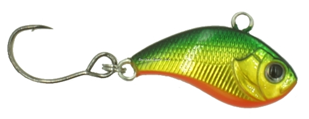 Picture of Eurotackle Z-Viber 1/16Oz, 1", Micro Lipless Crankbait, Single Hook Owner #10, 2X Tungsten Bb's, Fire Tiger, 1/Pack