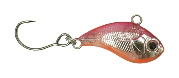 Picture of Eurotackle Z-Viber 1/16Oz, 1", Micro Lipless Crankbait, Single Hook Owner #10, 2X Tungsten Bb's, Pink, 1/Pack