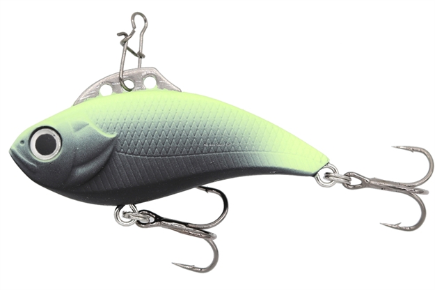 Picture of Eurotackle Z-Viber 1/8 - Black Hi-Viz (Glow), Mini Lipless Crankbait, Rattle, 1.6"