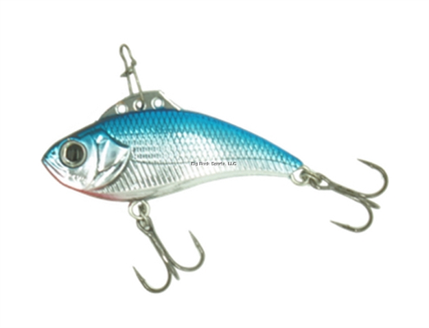 Picture of Eurotackle Z-Viber 1/8Oz, 1.6", Micro Lipless Crankbait, Tungsten Bb's, Blue Chrome (Uv), 1/Pack