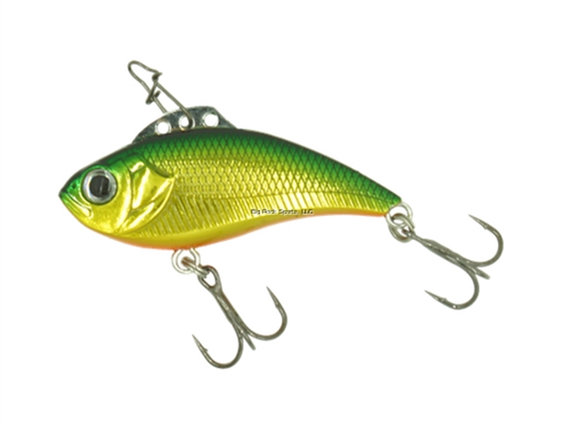 Picture of Eurotackle Z-Viber 1/8Oz, 1.6", Micro Lipless Crankbait, Tungsten Bb's, Fire Tiger, 1/Pack