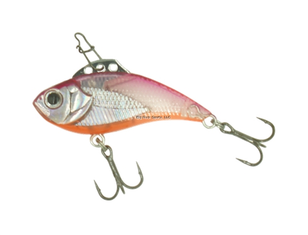 Picture of Eurotackle Z-Viber 1/8Oz, 1.6", Micro Lipless Crankbait, Tungsten Bb's, Pink, 1/Pack
