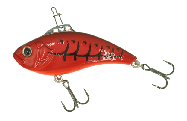Picture of Eurotackle Z-Viber 3/8Oz, 2.4", Micro Lipless Crankbait, Tungsten Bb's, Red Craw, 1/Pack