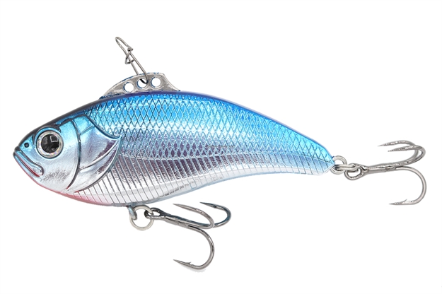 Picture of Eurotackle Z-Viber 5/8 - Blue Chrome (Uv), Lipless Crankbait, Rattle, 2.8"