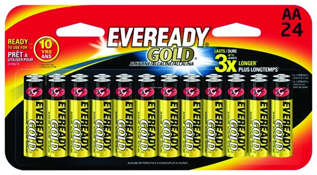 Picture of Eveready Gold Alkaline AA Batteries 24Pk