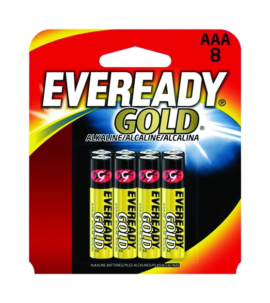 Picture of Eveready Gold Alkaline Aaa Batteries 8Pk