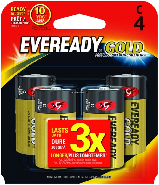 Picture of Eveready Gold Alkaline C-4 Batteries 4Pk