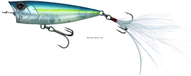 Picture of Evergreen Topwater Popper, 2 2/3", 3/8 Oz, Blue Back Herring, Floating