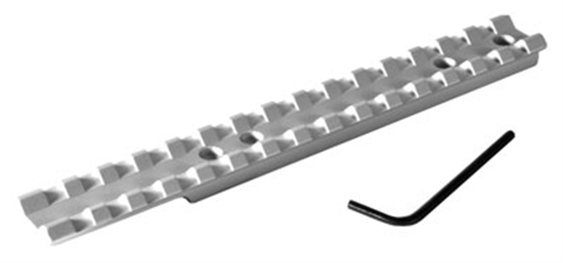 Picture of Evolution Gun Works Scope Base Ruger 10-22 Picatinny Rail Silver 46110