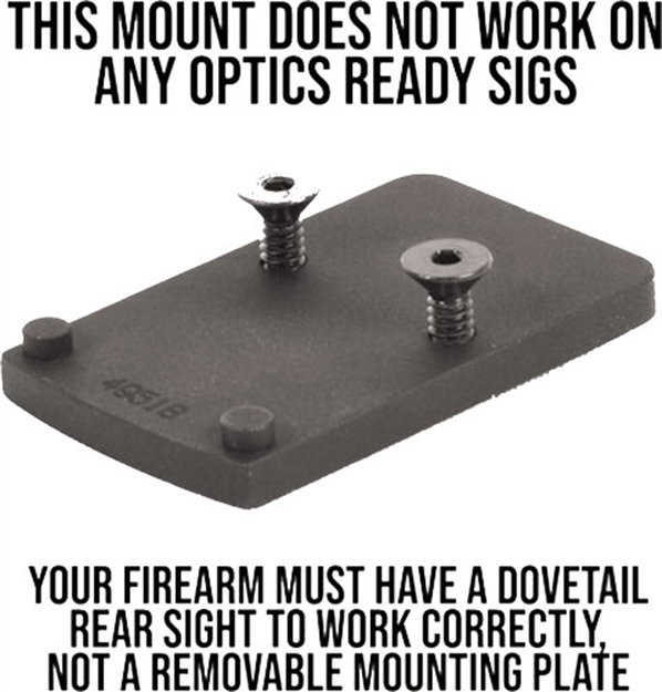 Picture of Evolution Gun Works Scope Mount Trijicon Rmr For Sig P220-229 & 320 Black EGW49518 841370116553