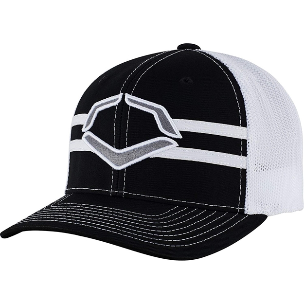 Picture of Evoshield Usa Flexfit Trucker Hat-Navy/White Mesh L/Xl