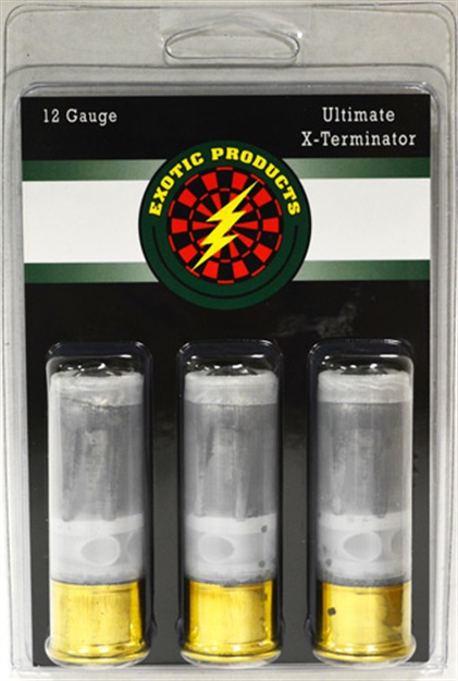 Picture of Exotic Products X-Terminator 12 GA 3-Pk 2 3/4" Slug Filled W/ #12 Shot